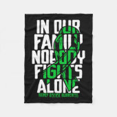 疾患支援家族腎疾患認識度 フリースブランケット (正面)