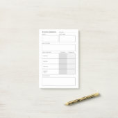 疾患概要医学看護学生 ポストイット (デスク上)