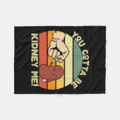 疾患移植おもしろい腎臓臓臓臓臓臓器提供者の寄付 フリースブランケット (正面(横))