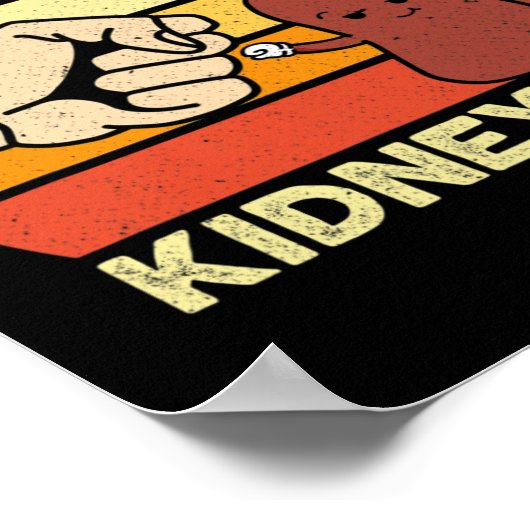 疾患移植おもしろい腎臓臓臓臓臓臓器提供者の寄付 ポスター (角)