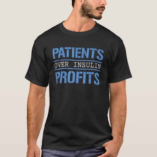 疾患認識度インスリン型1 Tシャツ (正面)