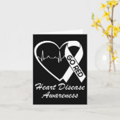 疾患認識度我々衣服赤2月に赤Go Red H カード (黄色い花)