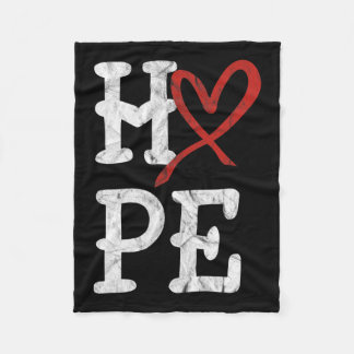 疾患認識度月希望ヴィンテージハートヘルス フリースブランケット