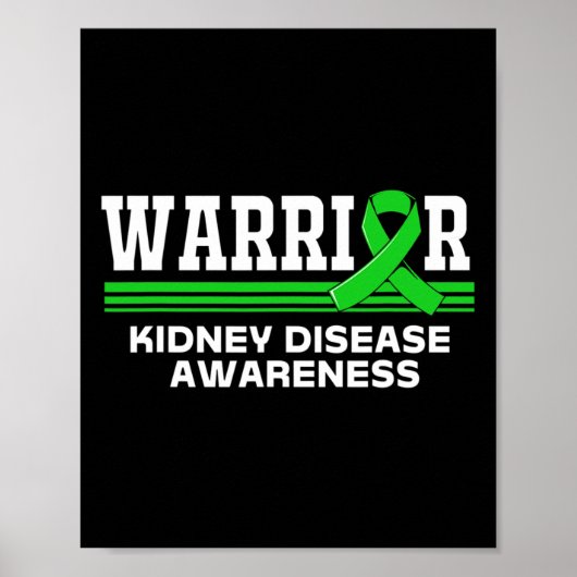 疾病戦士の腎臓病認識度キッズ ポスター (正面)