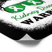 疾病戦士の腎臓病認識度メッシーバン ポスター (角)