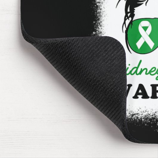 疾病戦士の腎臓病認識度メッシーバン マウスパッド (コーナー)