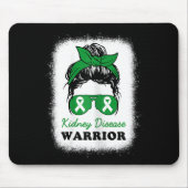 疾病戦士の腎臓病認識度メッシーバン マウスパッド (正面)