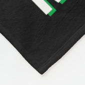 疾病戦士の魔法のユニコーングリーンオルガンドナー フリースブランケット (角)