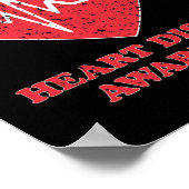 疾病認識度 – 全国衣服赤シャツの日 ポスター (角)