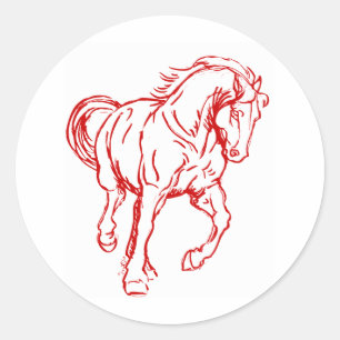 疾走するばん馬 ラウンドシール
