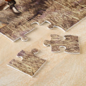 疾走するムスタング ジグソーパズル (側面)