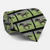 疾走する子馬の人のタイ ネクタイ (ロール)