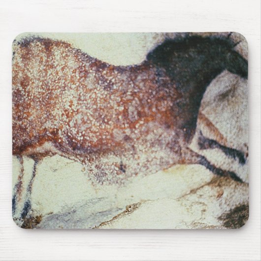疾走する馬の絵画、c.17000を紀元前に揺すって下さい マウスパッド (正面)