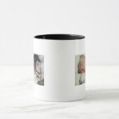 疾走する馬の絵画、c.17000を紀元前に揺すって下さい マグカップ (中央)