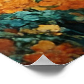 疾走する黒い雄馬 ポスター (角)