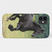 疾走するFriesianの馬 Case-Mate iPhoneケース (裏面(横))