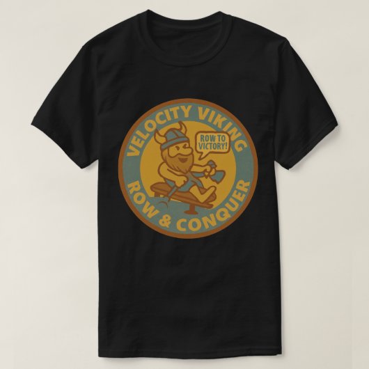 疾風のヴァイキング行と征服 Tシャツ (デザイン正面)