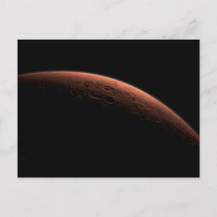 疾風の噴火口の惑星の火星の日の出 ポストカード