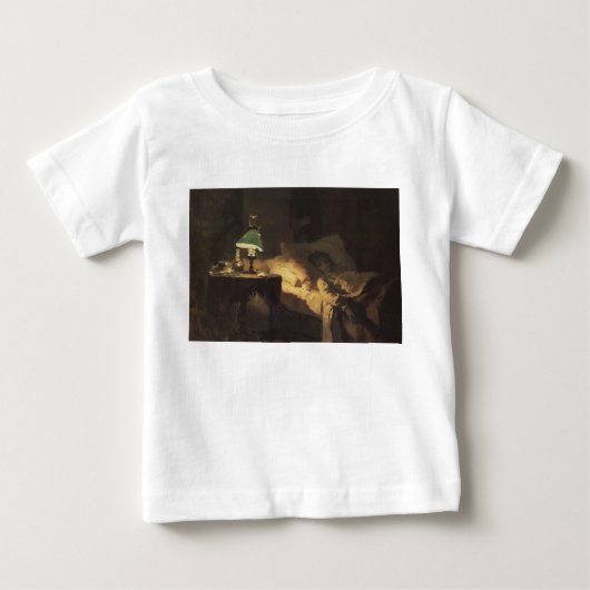 病める女(ポレノフ作) ベビーTシャツ (正面)