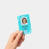 病パーソナライズされた院の従業員ID、写真、名前 バッジ (手持ち)