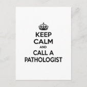 病保理を鎮めて病理医を呼ぶ ポストカード (正面)