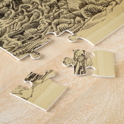 病室_by Brian Benson ジグソーパズル (側面)