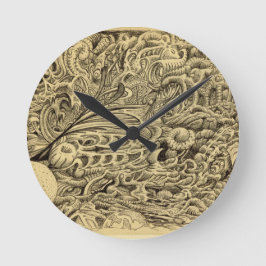 病室_by Brian Benson ラウンド壁時計