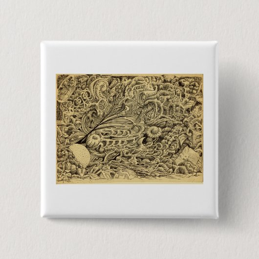 病室_by Brian Benson 缶バッジ (正面)