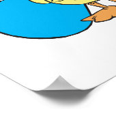 病弱なダッキー(アヒルちゃん) ポスター (角)