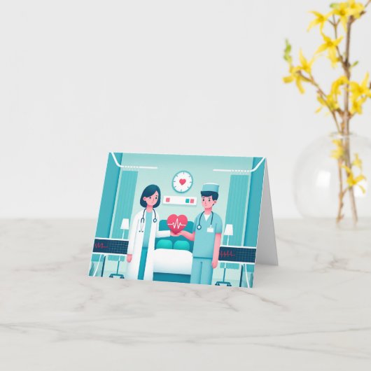 病棟に咲く恋 カード (黄色い花)