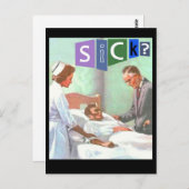 病気か?よくポストカードを取る ポストカード (正面/裏面)