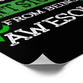 病気でストップはあり素晴らしぬ ポスター (角)