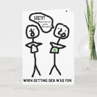 病気になった時はおもしろい。 カード