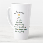 病気になる季節 カフェラテマグ (左アングル)