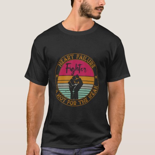病気に打ち勝つ戦士 Tシャツ (正面)