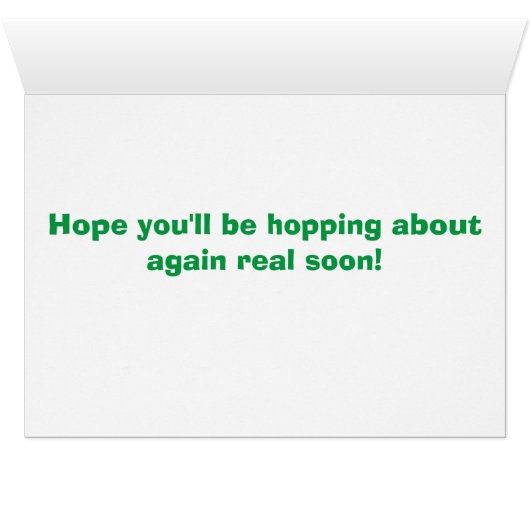 病気のカエルは良いカードを手に入れる (内部横(下))