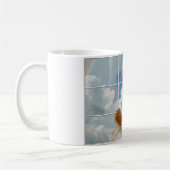 病気のクマがベッドにいる コーヒーマグカップ (左)