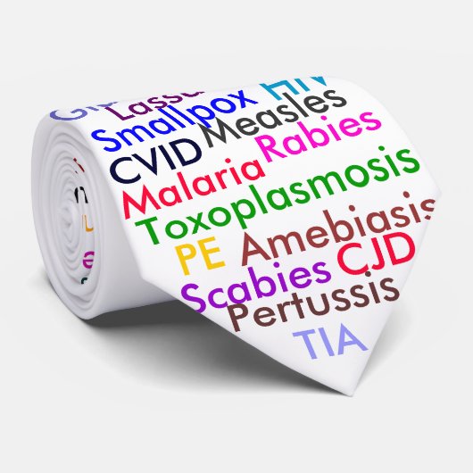 病気のタイ ネクタイ (ロール)