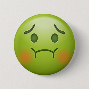 病気のノートEmojiは直面します 缶バッジ