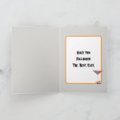 病気のハロウィーンカボチャ シーズンカード (内部)