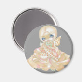 「病気のバラ」磁石 マグネット (正面/裏面)