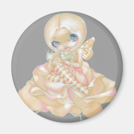 「病気のバラ」磁石 マグネット (正面)