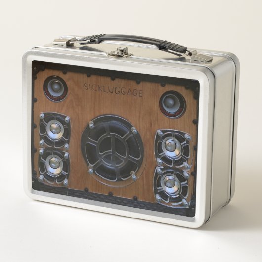 病気のランチボックス- SICKLUGGAGE Shaboom箱 メタルランチボックス (正面)