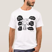 病気のワイシャツ Tシャツ (正面)