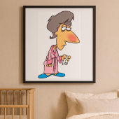 病気の女性 ポスター