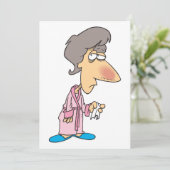 病気の女性 招待状 (スタンド正面)