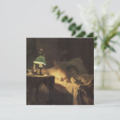 病気の女性（Vasily Polenov著） カード (スタンド正面)