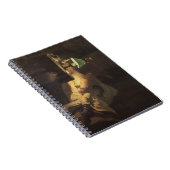 病気の女性（Vasily Polenov著） ノートブック (右側)