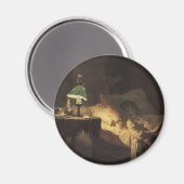 病気の女性（Vasily Polenov著） マグネット (正面/裏面)