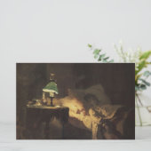 病気の女性（Vasily Polenov著） 便箋 (スタンド正面)